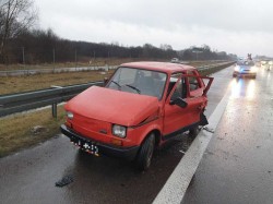 Kierowca lawety ukarany mandatem 1500 zł (7 stycznia 2022)